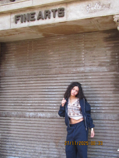 Navy sweatset (jacket)